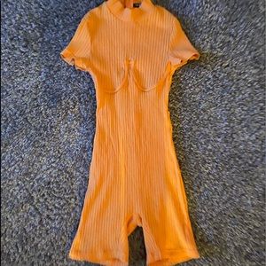 Orange romper